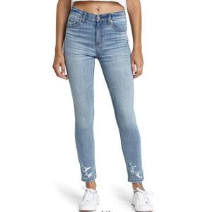 Daze Call You Back Distressed High Waist Ankle Skinny size 30 Jeans
